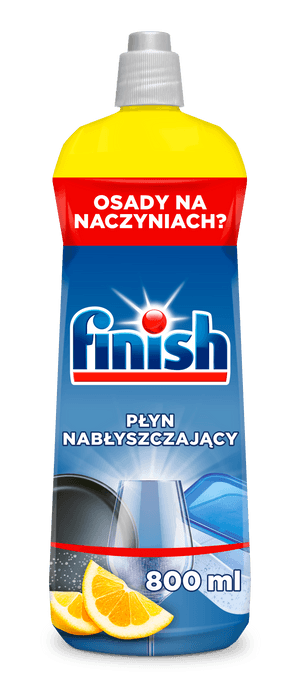 Finish Płyn Nabłyszczający 800 ml Lemon